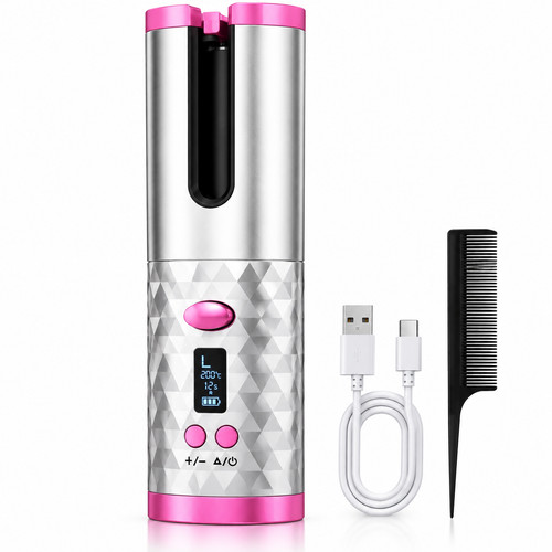 Cordless auto hair curler - cordless, –