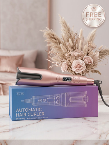 Automatic hair curler - curler, 1"