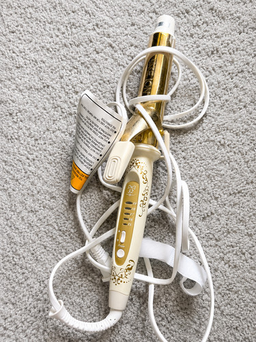 Revlon gold white curling - gold,