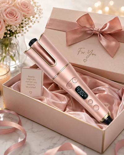 Automatic hair curler - hair, 1"