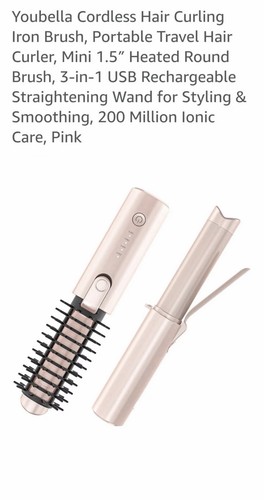 Youbella cordless hair curling - youbella,