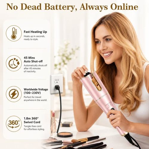 Automatic hair curler - hair, with