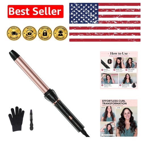 Clamp free inch curling wand - inch,