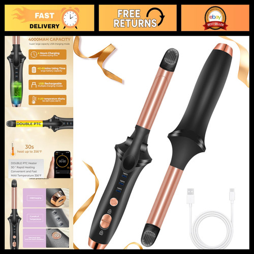Rechargeable cordless curling - rechargeable,