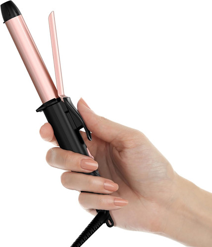 Ceramic mini hair curler - ceramic, for