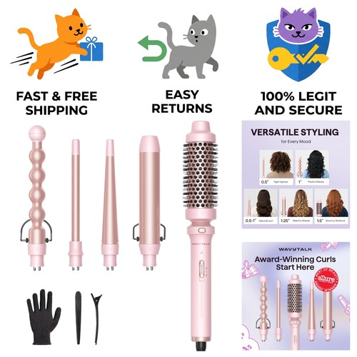 Travel ready 1 curling - travel-ready, 5-in-1