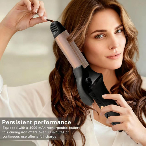 Cordless curling wand mini - curling,