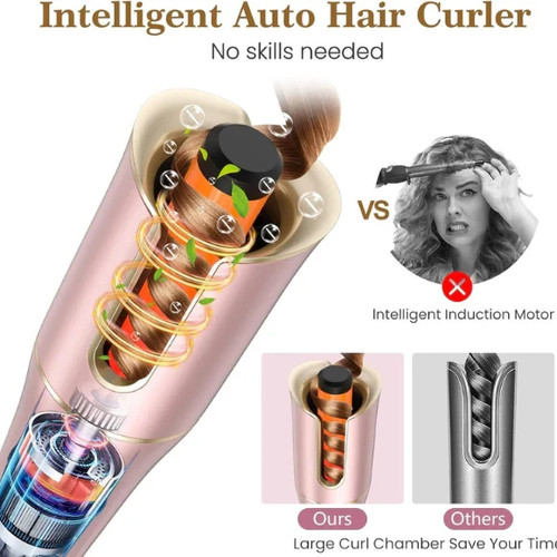 Automatic hair curler - curler, with