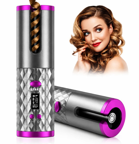 Cordless auto hair curler - cordless,