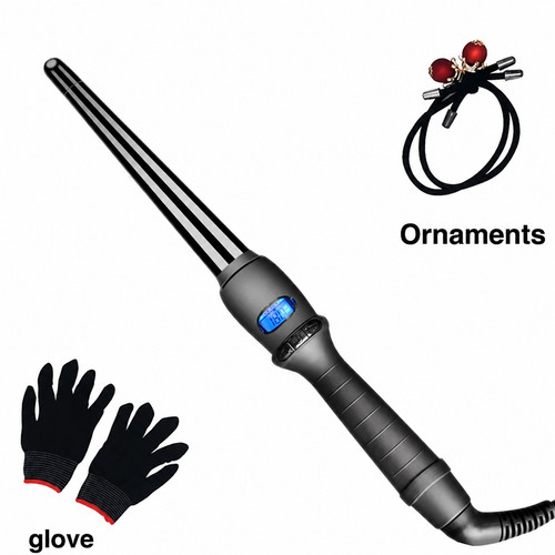 Lcd ceramic conical curling - lcd,