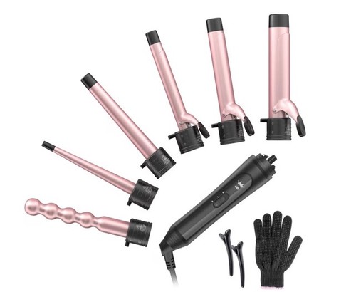 6in1 hair curler - curler, ceramic
