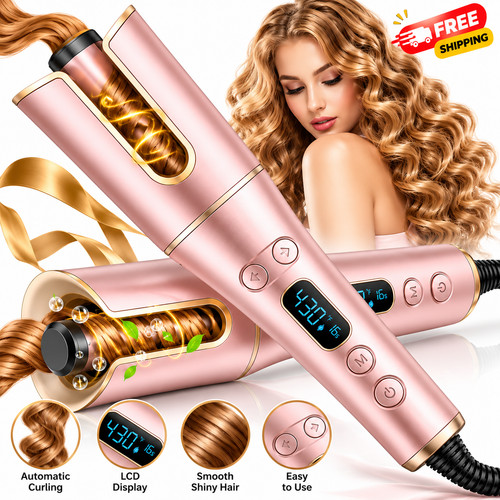 Automatic hair curler lcd - curler,