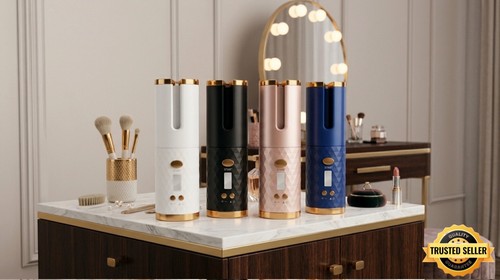 Wireless auto hair curler - auto,
