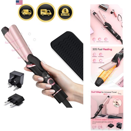 Inch travel curling iron - 1,