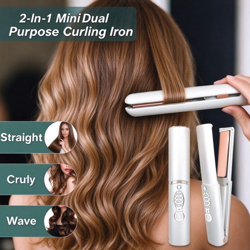 Mini portable hair curler - portable, usb